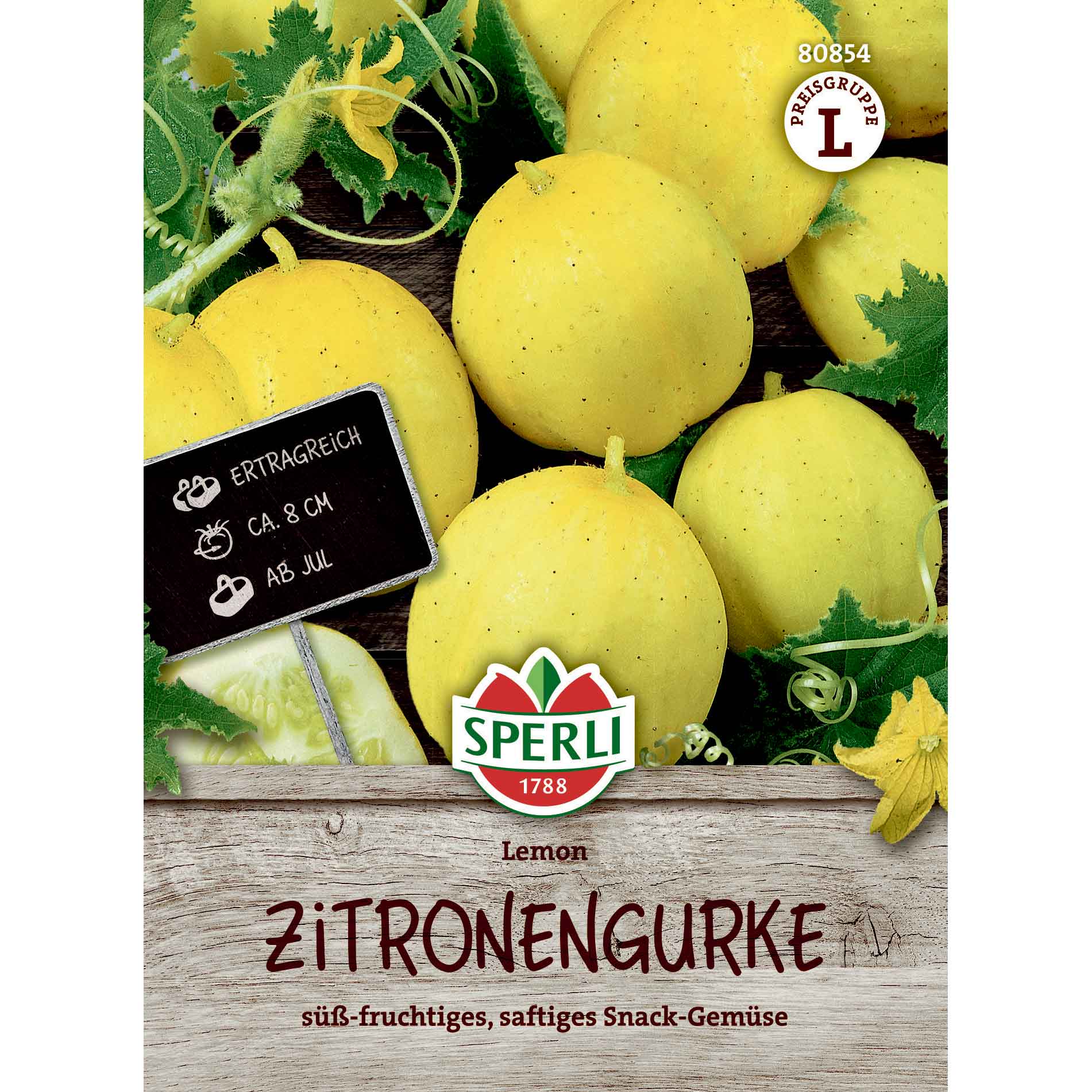 Citroagurkfrø - Zitronengurke Lemon