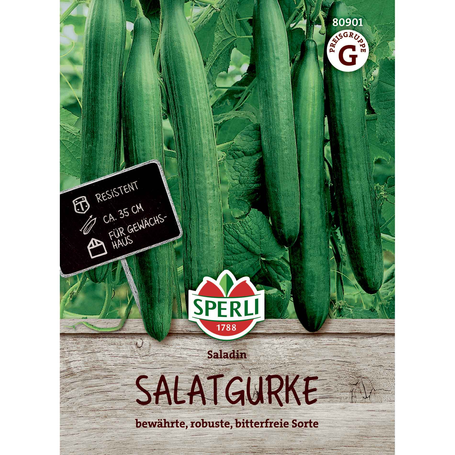 Salad cucumber Saladin, F1 