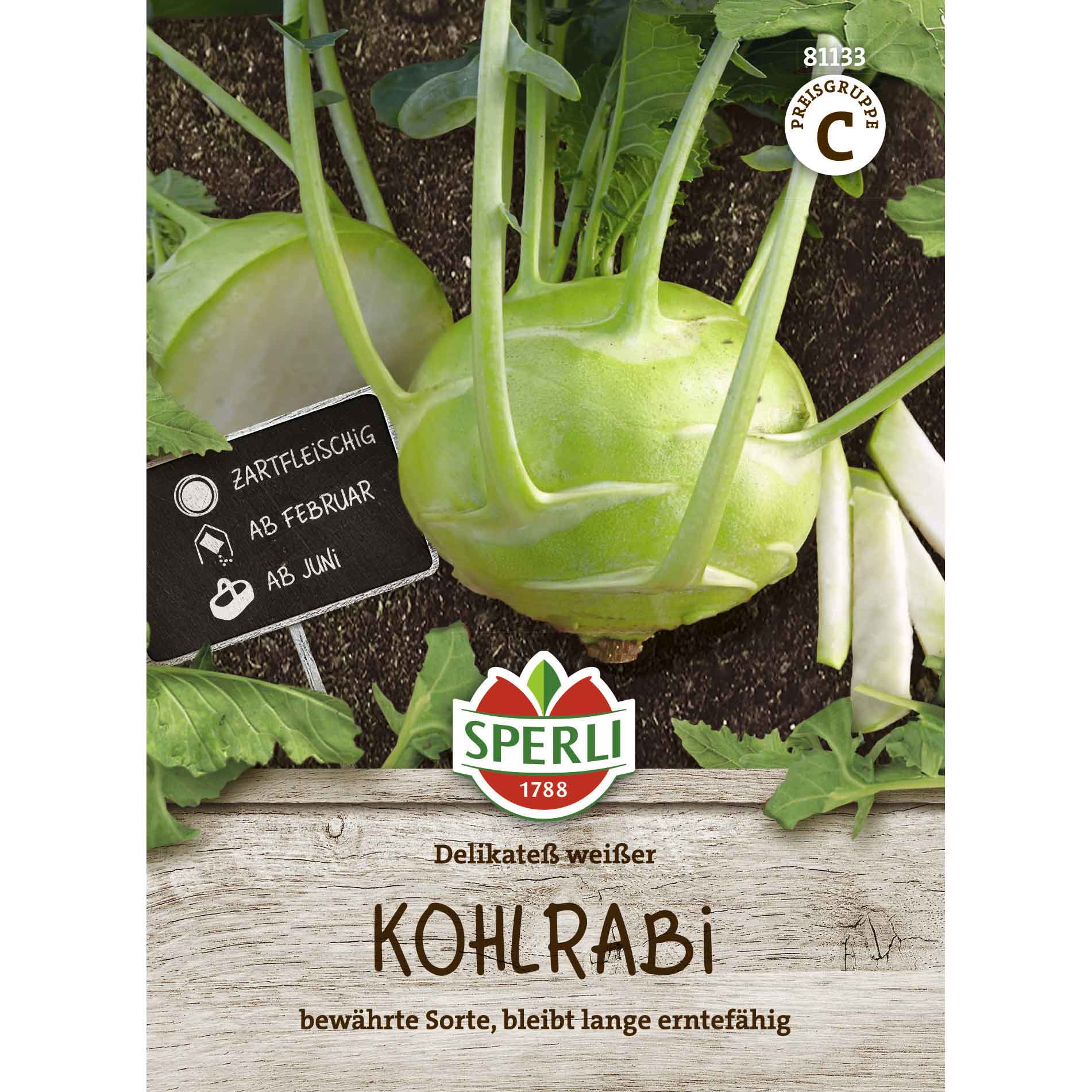 Kohlrabi Delikateß weißer