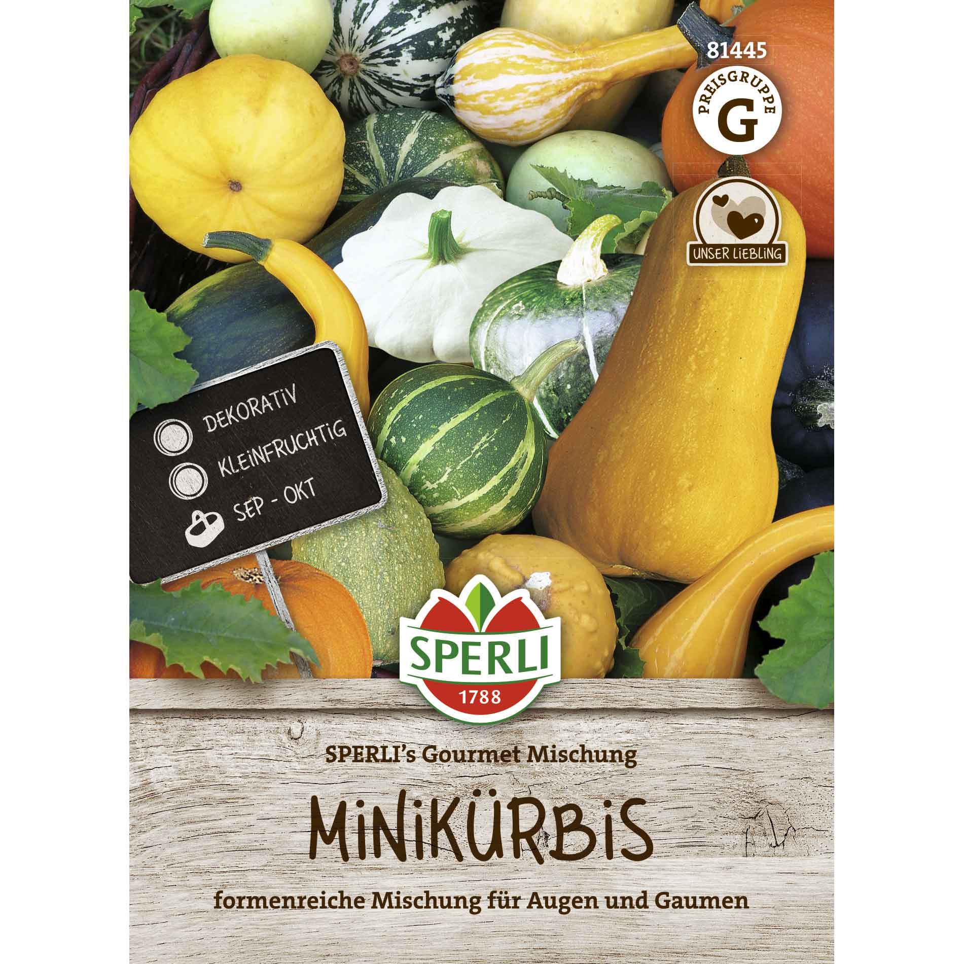 Minikürbis SPERLI's Gourmet Mischung