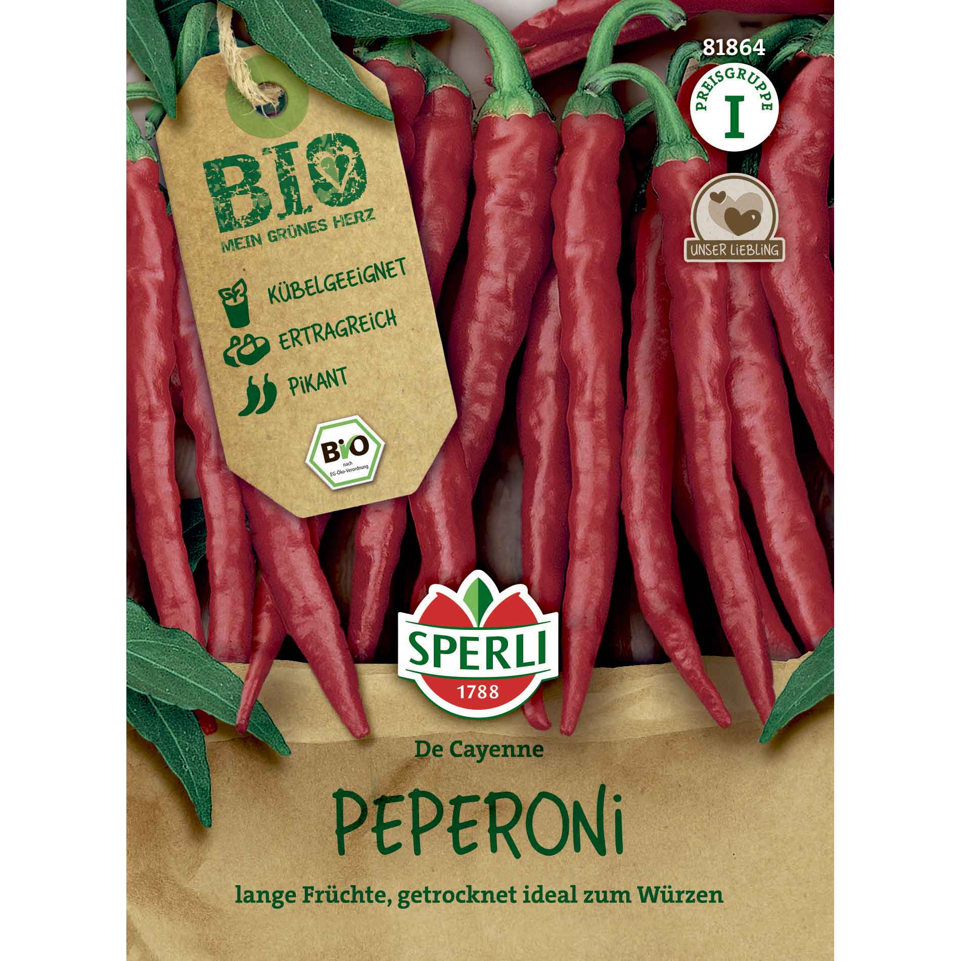 Pepper Seeds - Organic Peperoni