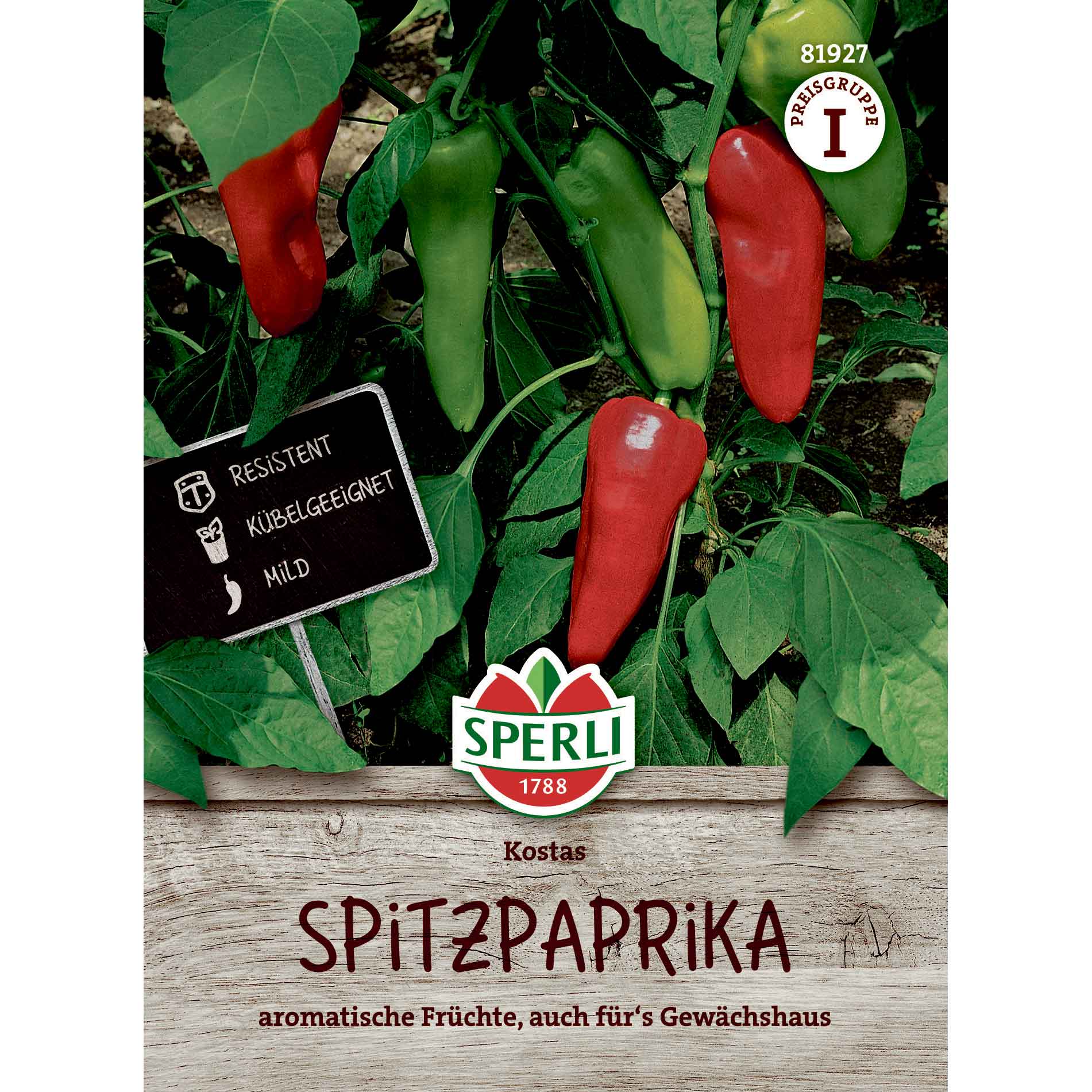 Pepper seeds - Kostas, F1 - Sperli