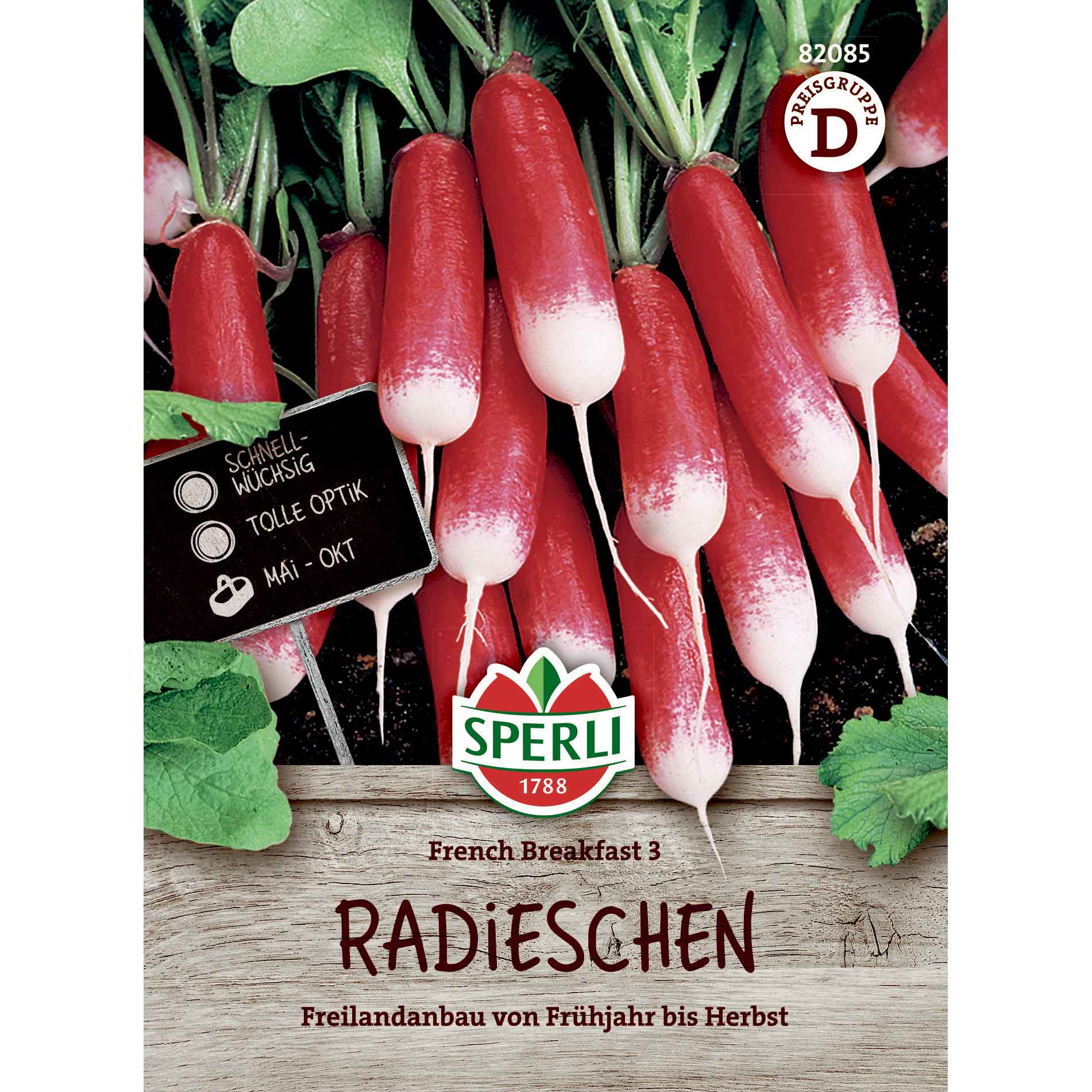 Radish seeds - French Breakfast 3 - sperli