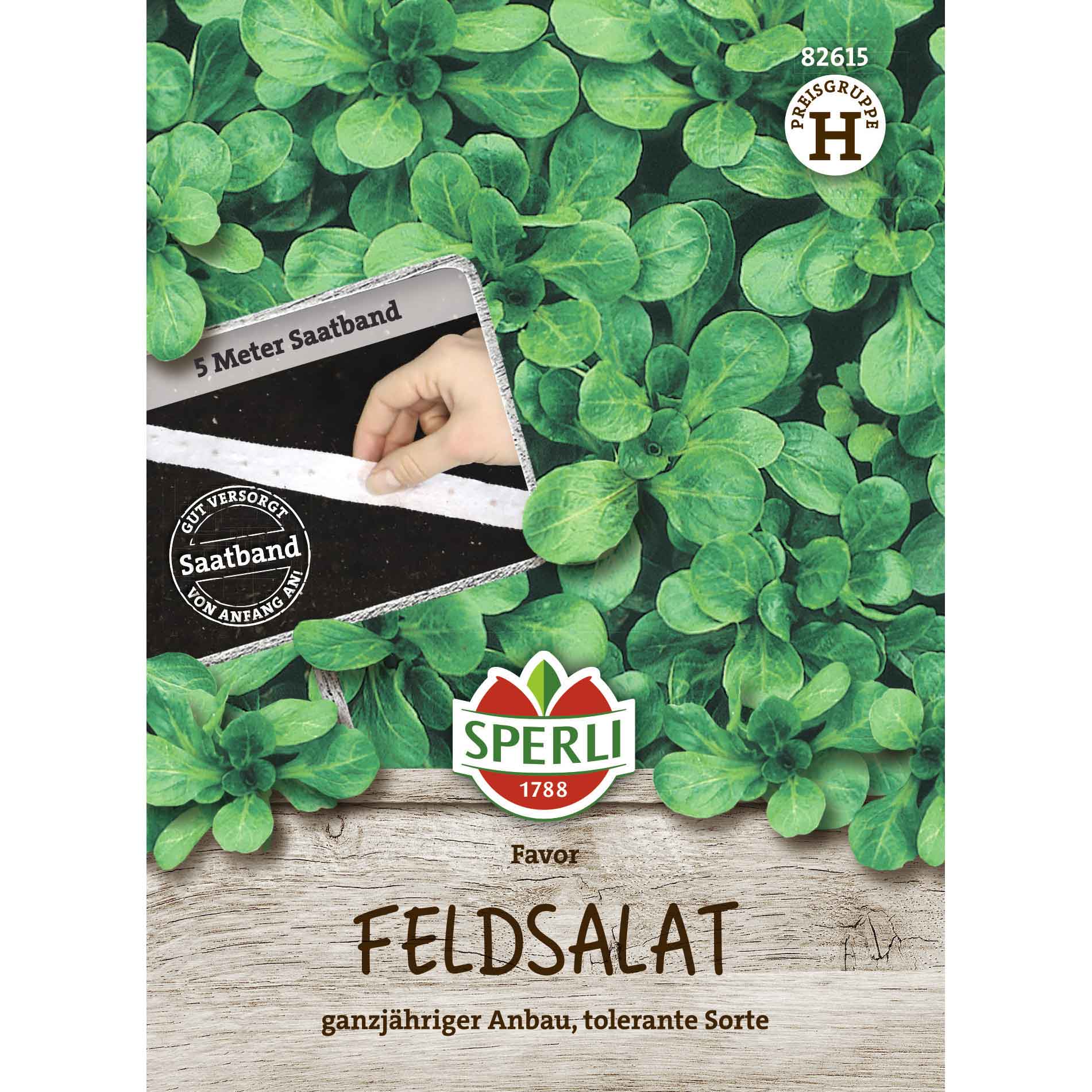 Feldsalat Favor, Saatband