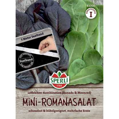 Salatfrø Løffelchensalat-Kombination, såbånd