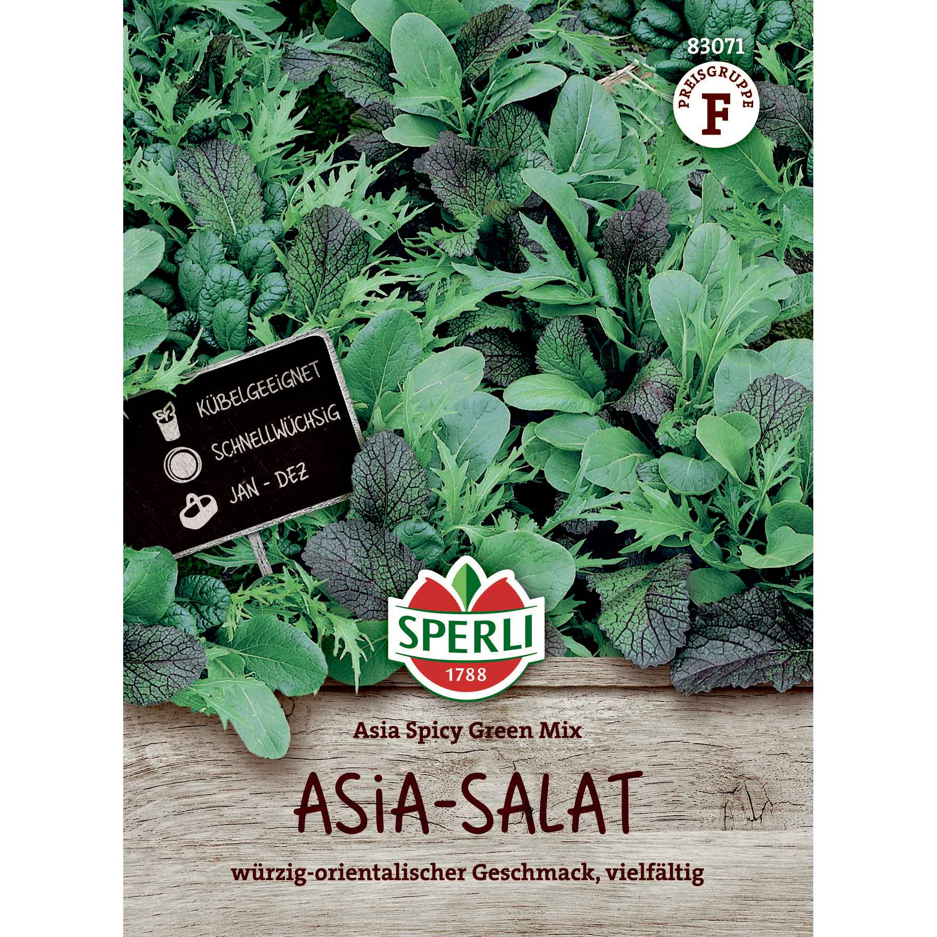 Salat Asia Spicy Green Mix