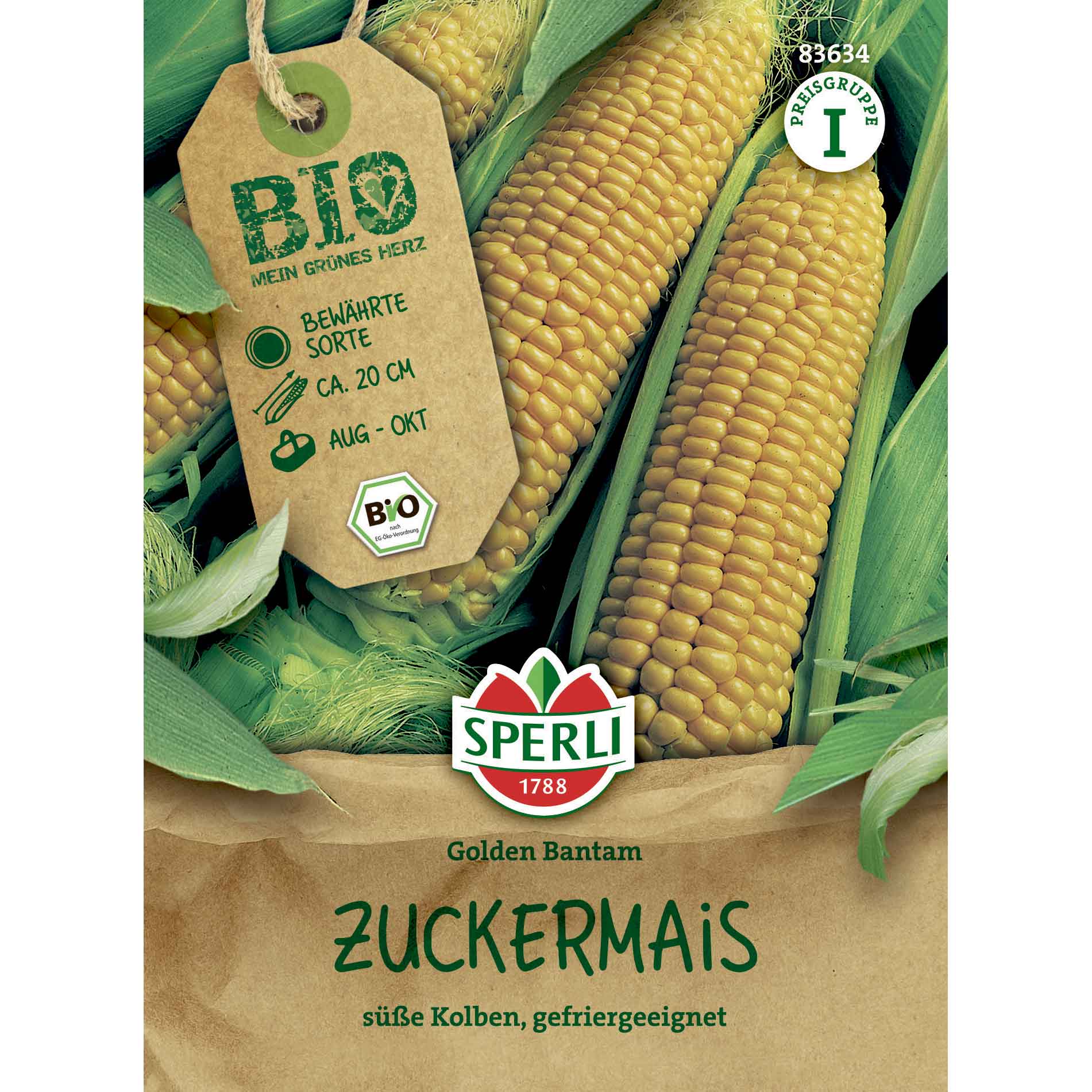 Sweet corn - Organic - SperliBIO Zuckermais