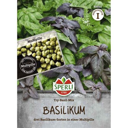 Basilikumfrø 3 i 1 - Try-Basil-Mix