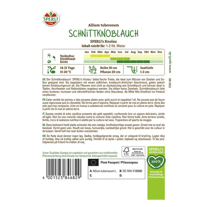 Schnittknoblauch SPERLI's Knolau