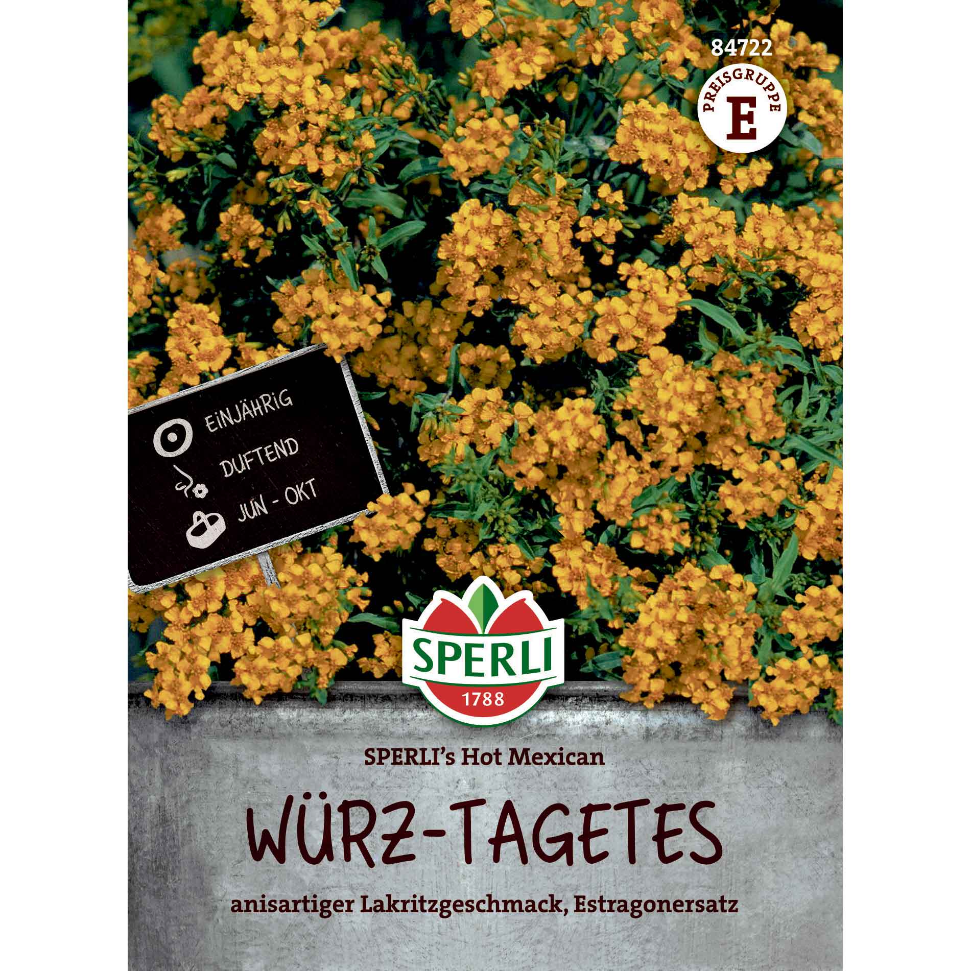 Lakrits tagetes frön - SPERLI's Hot Mexican