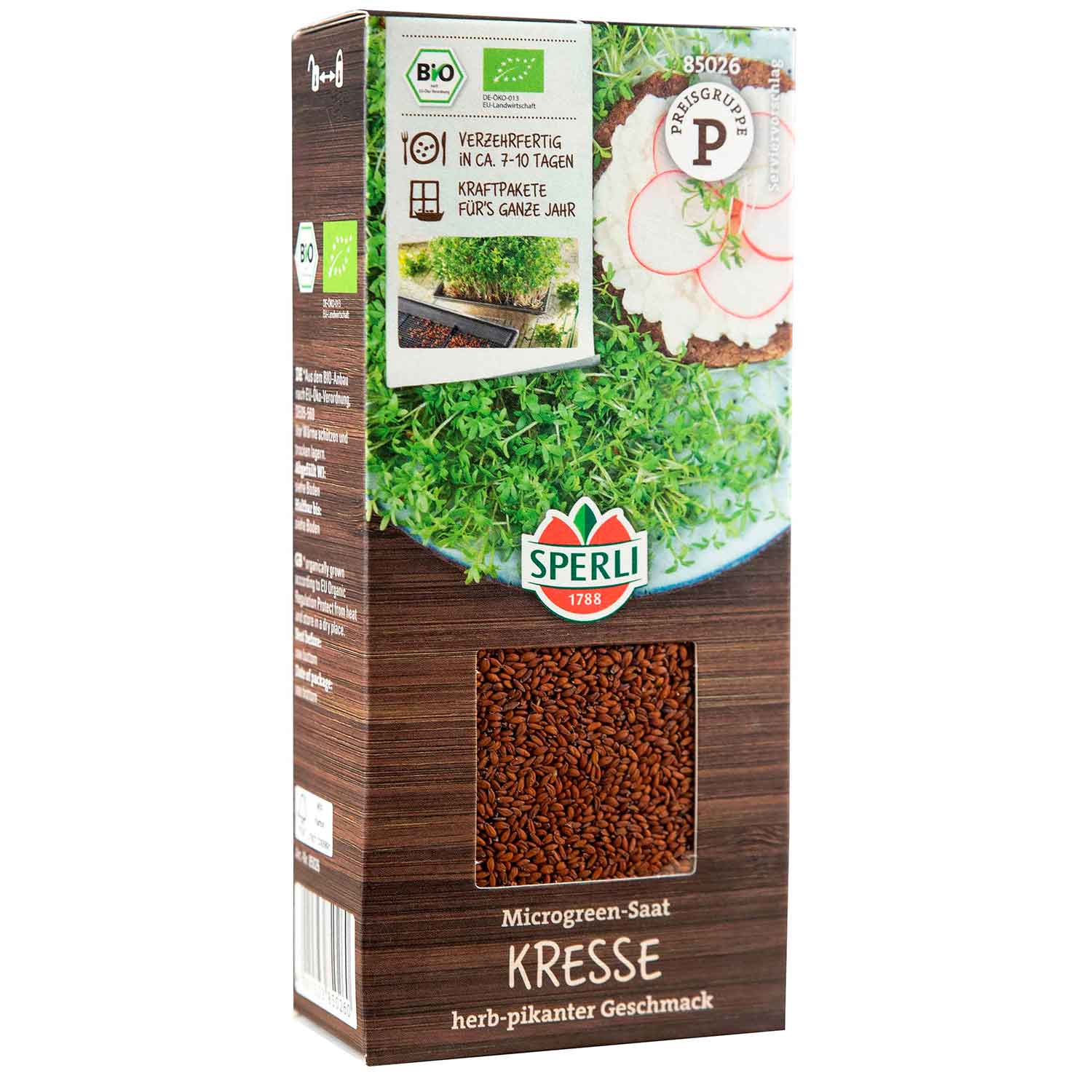 BIO Microgreen-Saat Kresse