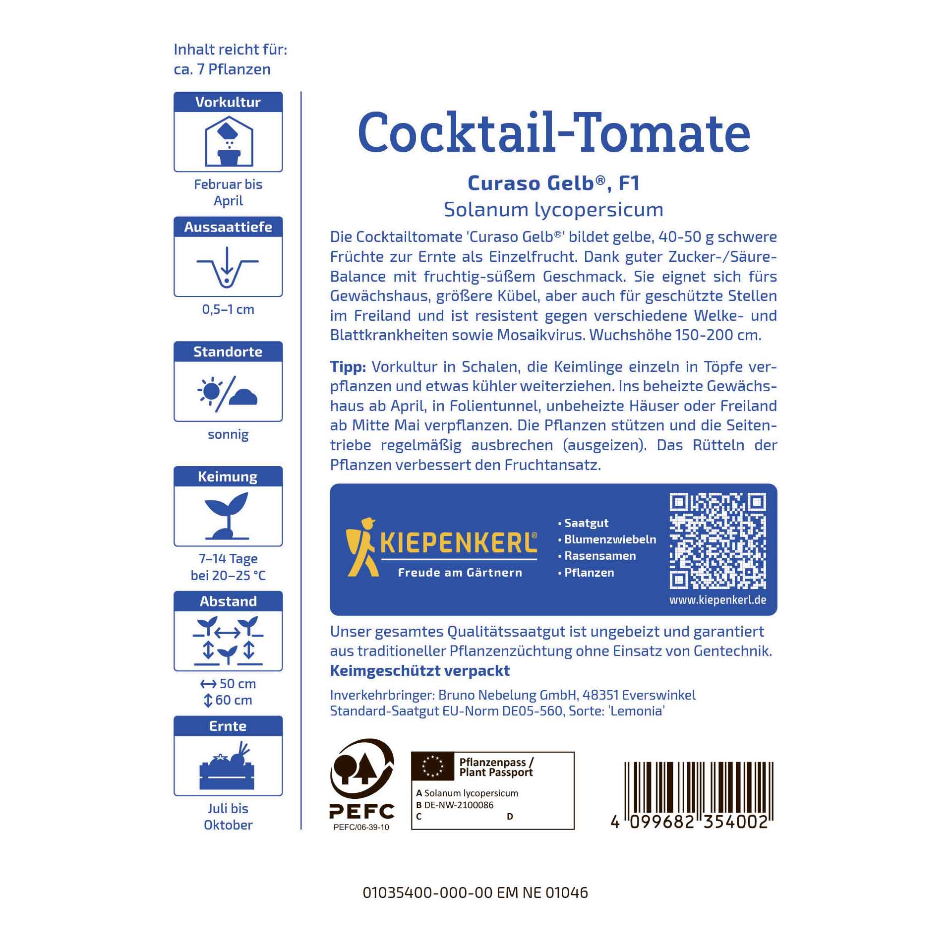 Cocktail tomat Curaso Gelb®, F1