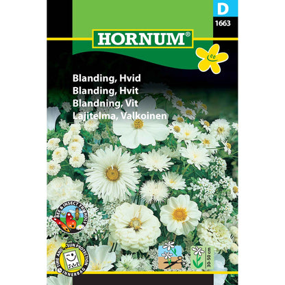 Blomster frøblanding - Hvid