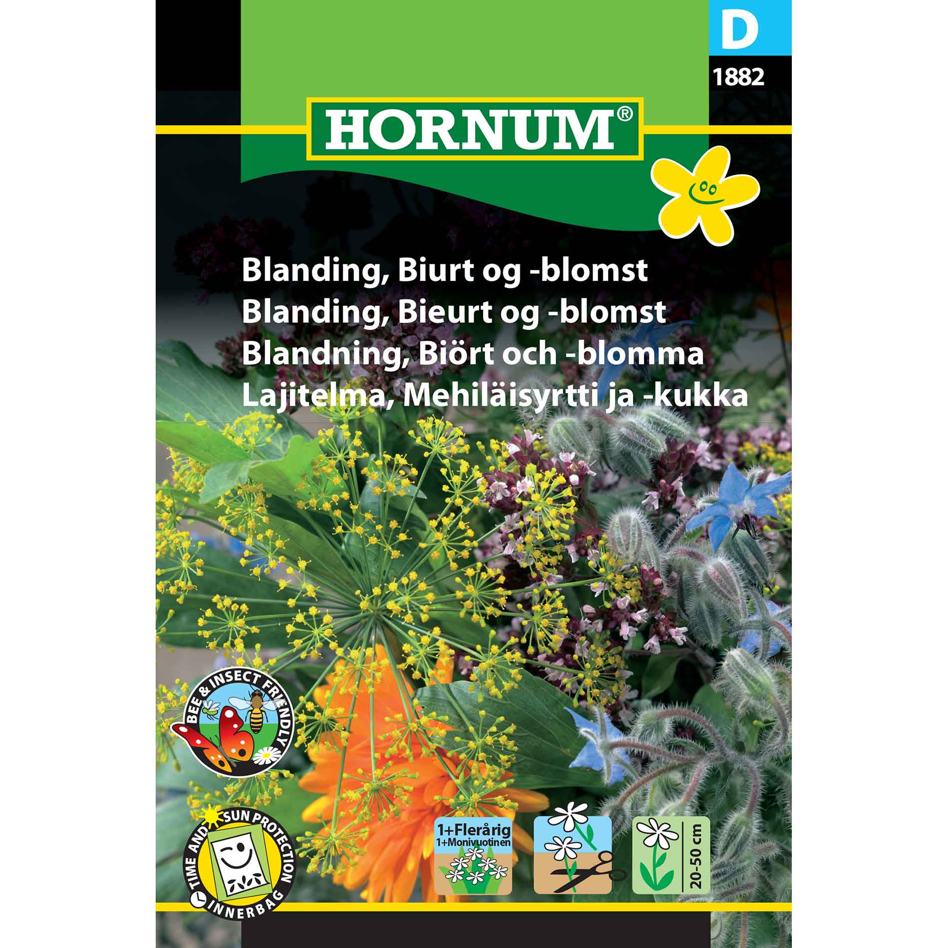 Blomster frøblanding - Biurt og blomst