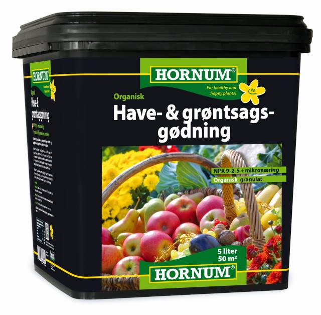 Have og Grøntsagsgødning - organisk 5L