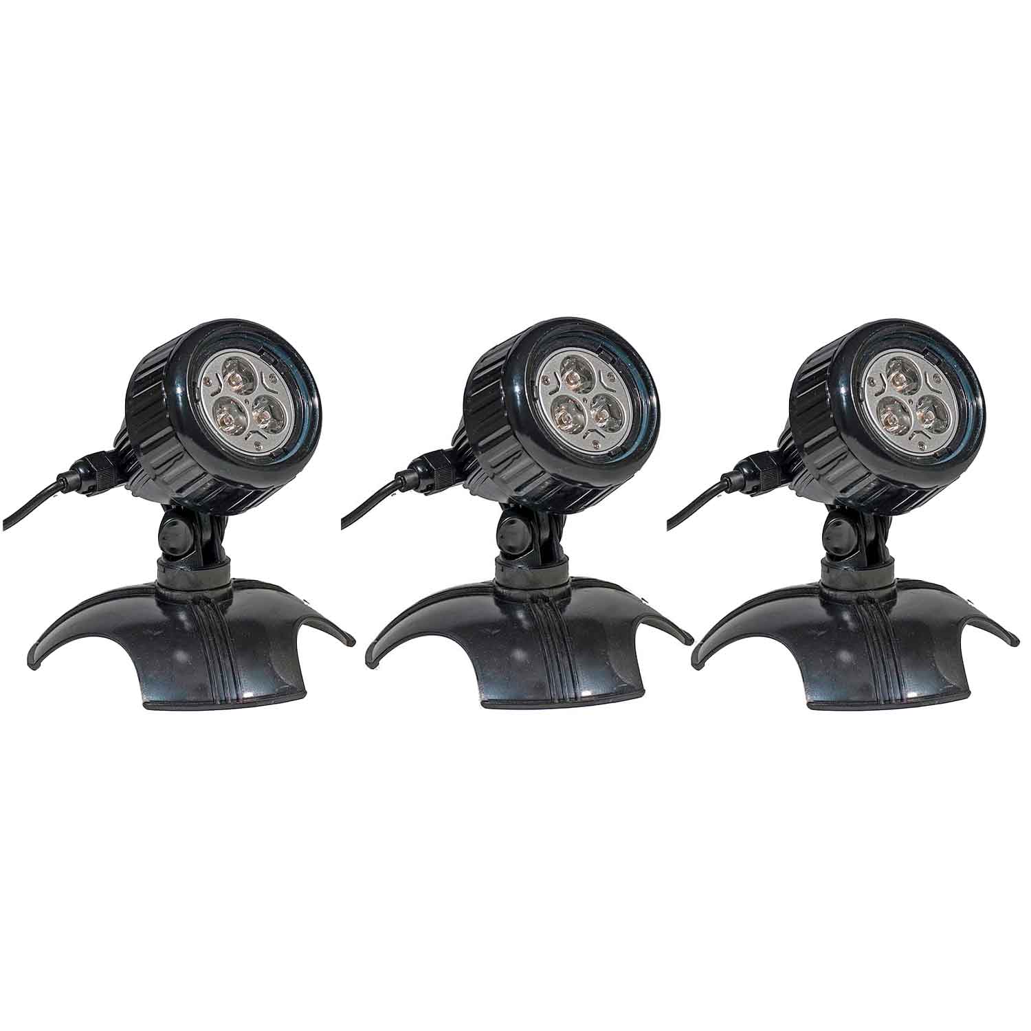 LED Spot Power 3 x 3 W incl. light sensor