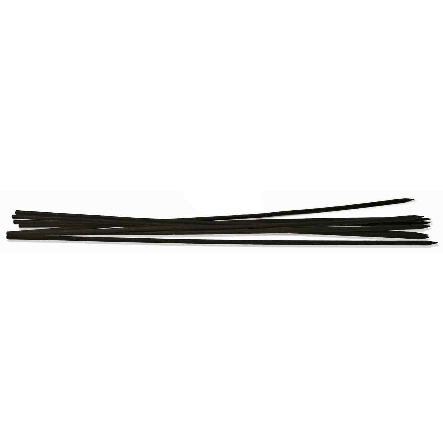 Orchid stick, wood, black 10 pcs./bundle. - HORNUM