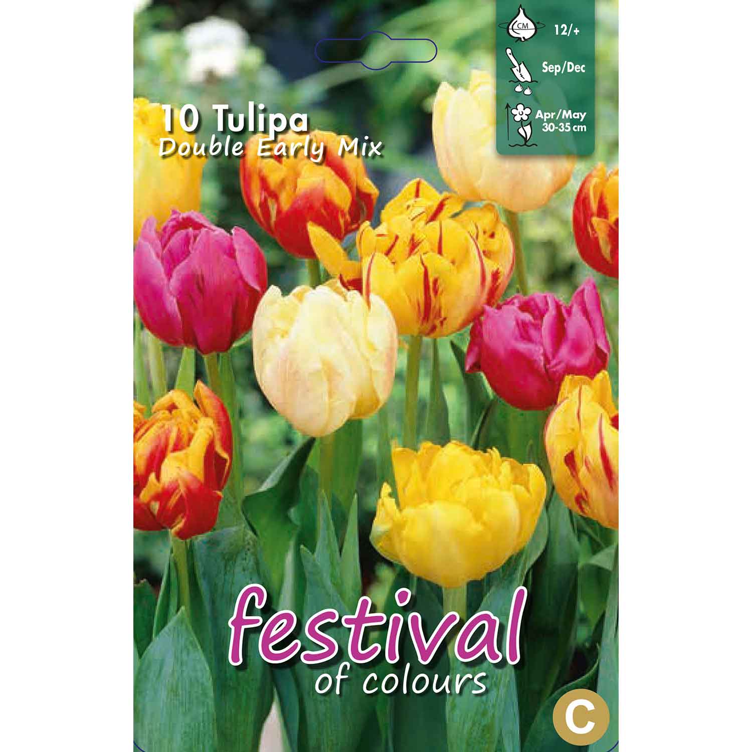 Tulips Double Early Mixed 12/+