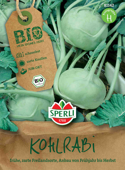 Glass cabbage seeds - glass kohlrabi - Organic, white