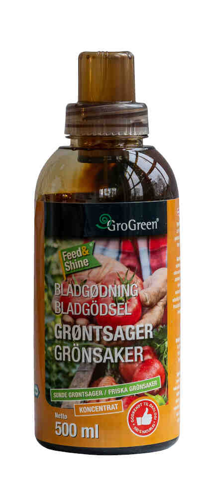 GroGreen Feed & Shine Grøntsager 500 ml Koncentrat