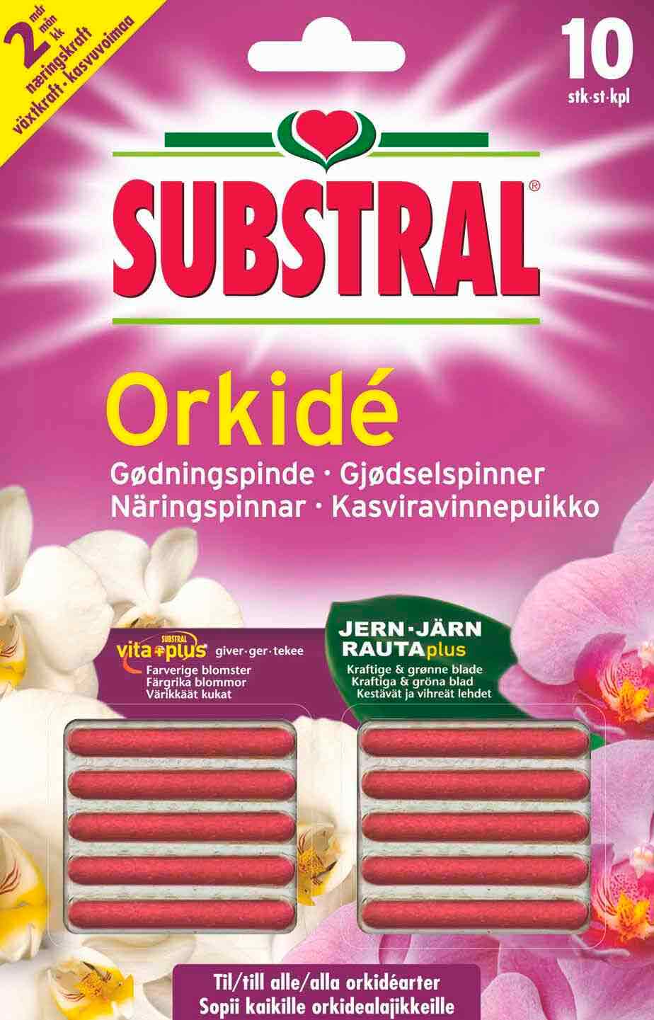 Substral Næringspinde Orkid? 20x10stk/krt