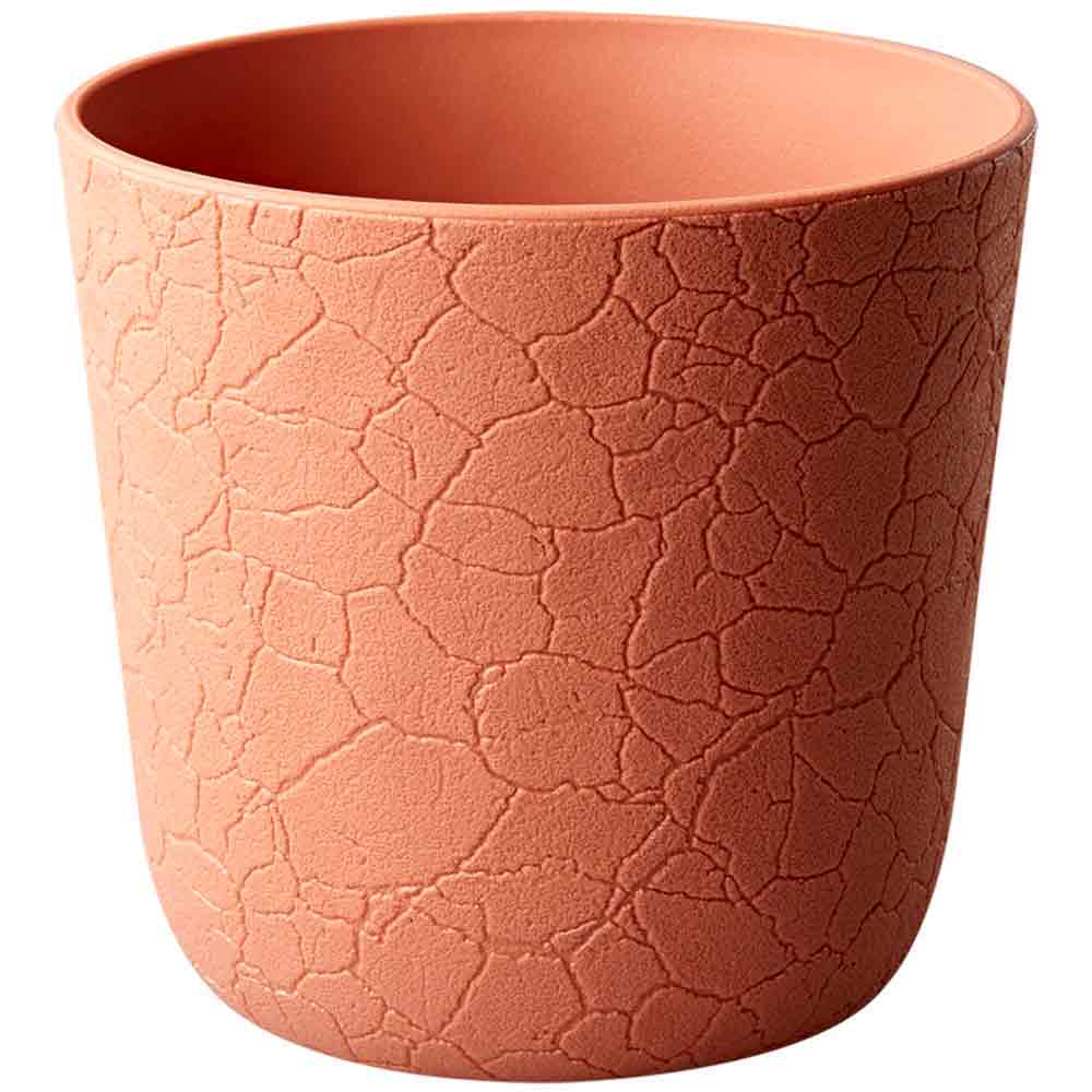 GAIA PL CRACKLED POETIC 14 TERRACOTTA 13,6 x 13,6 x 13,1