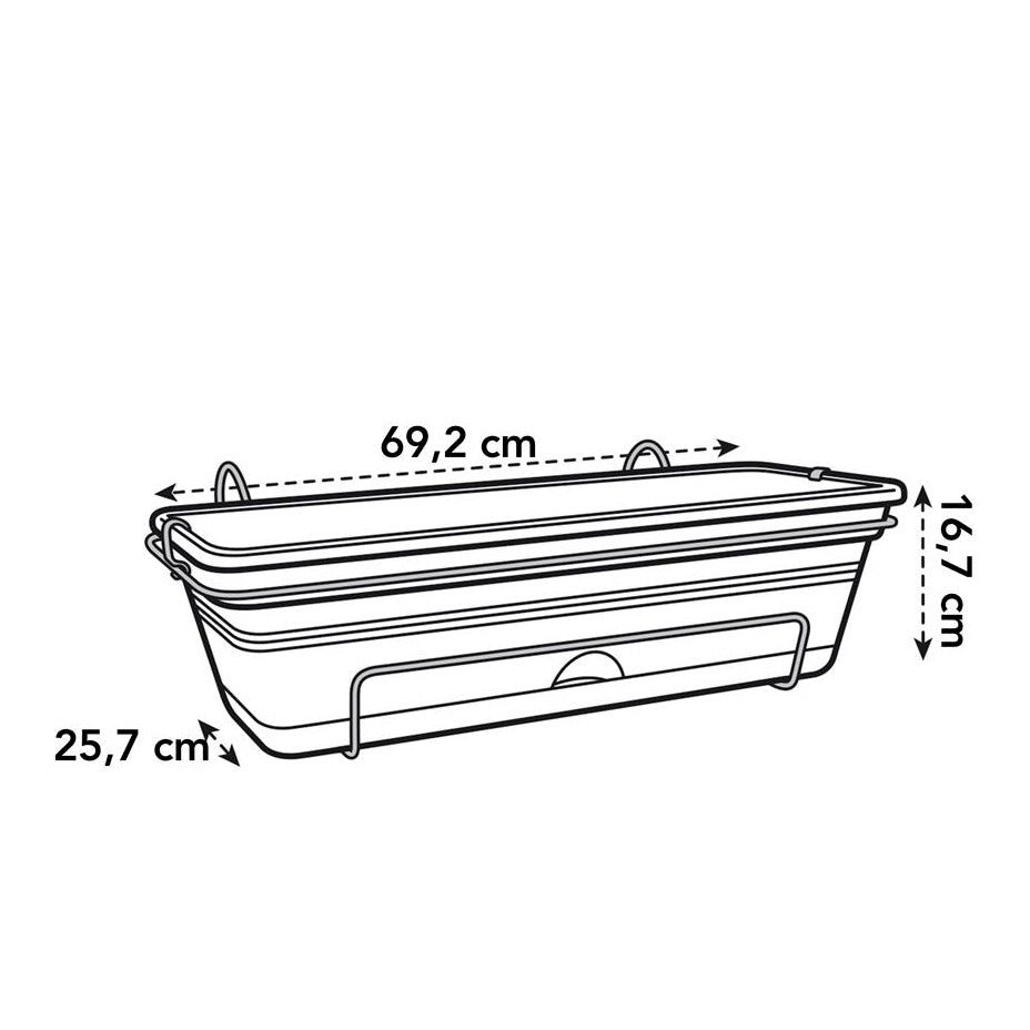 gb trough allin1 70 living black