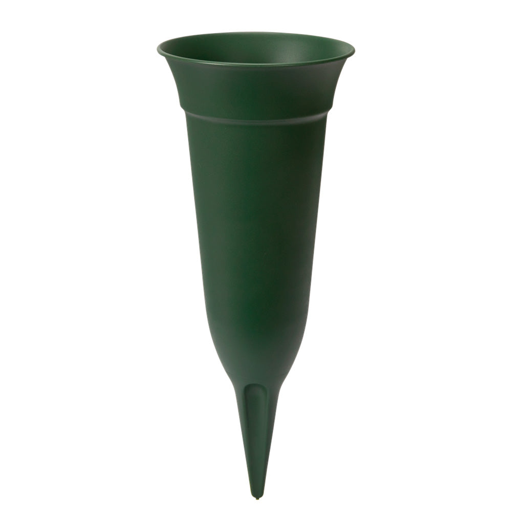 grave vase 32cm green