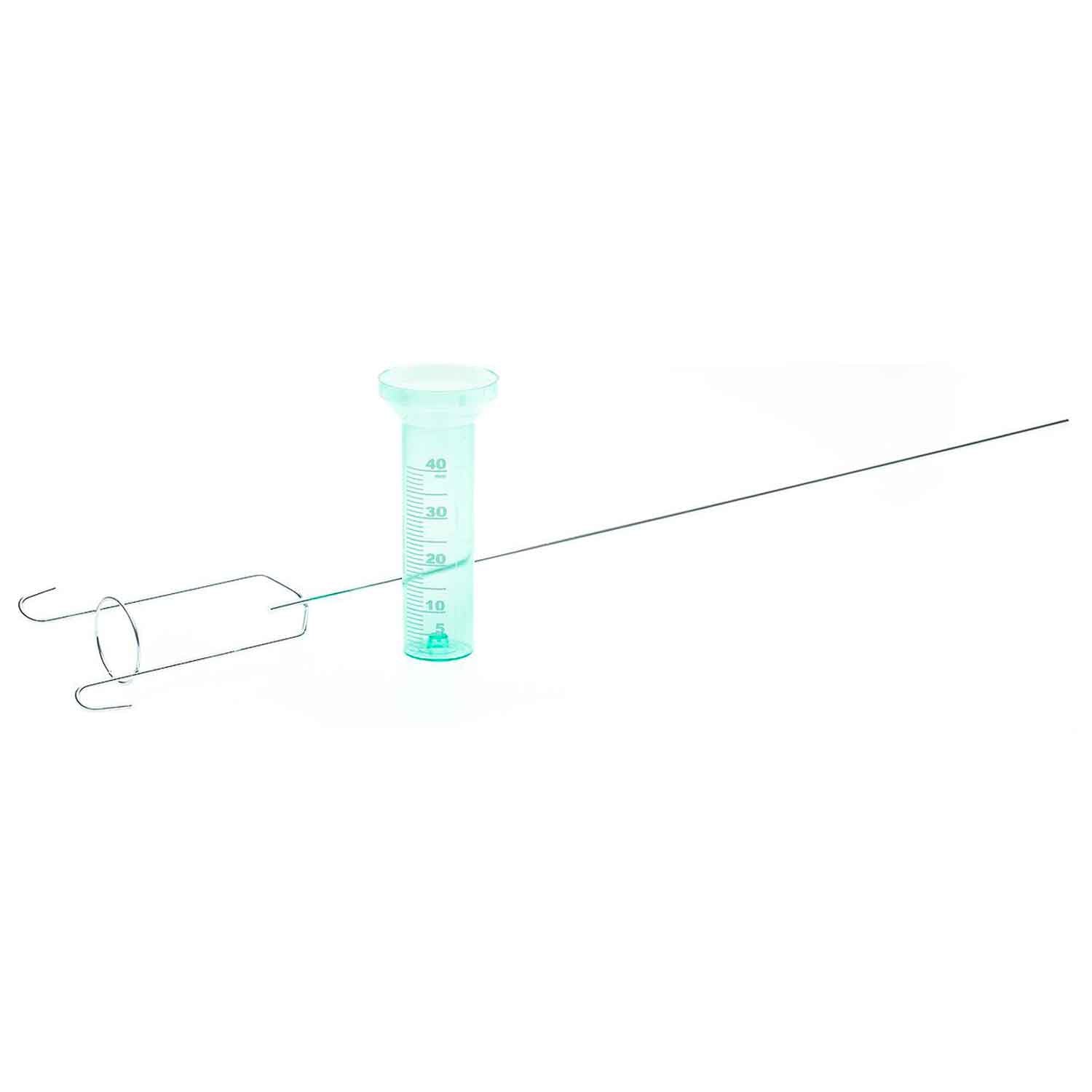 NyBY - Rain gauge, Green glass Zinc