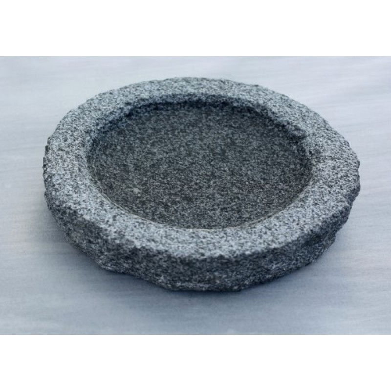 Round birdbath light gray D. 45 cm.